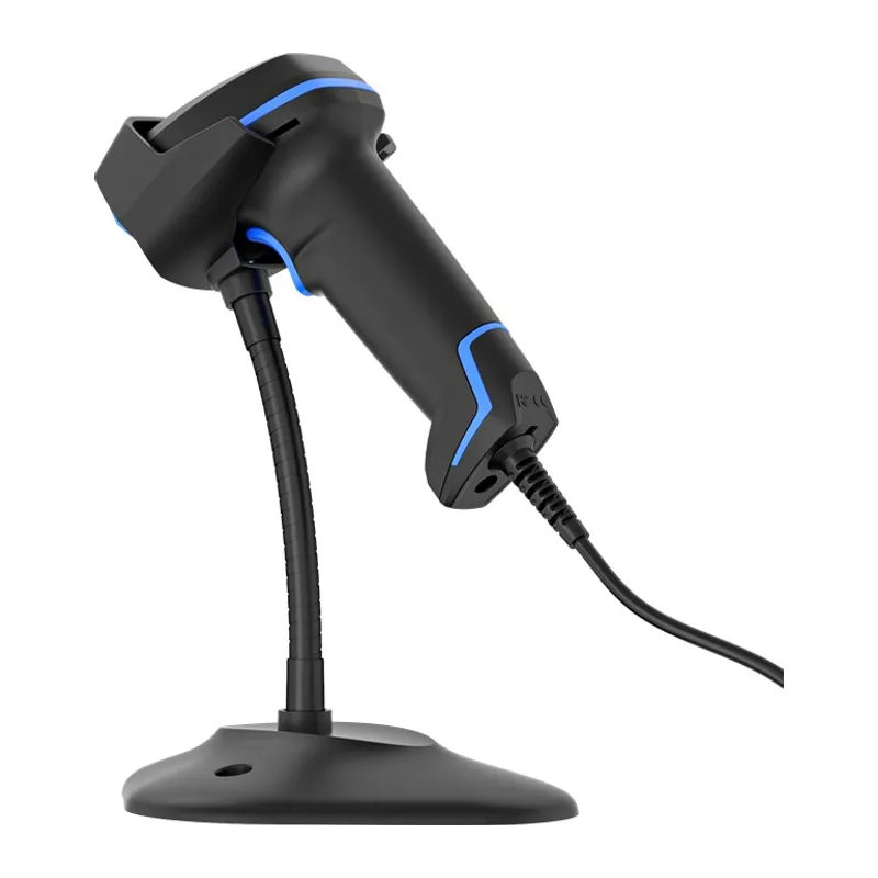 TIWOX VS-50 2D KAREKOD DPM KABLOLU USB BARKOD OKUYUCU + STAND