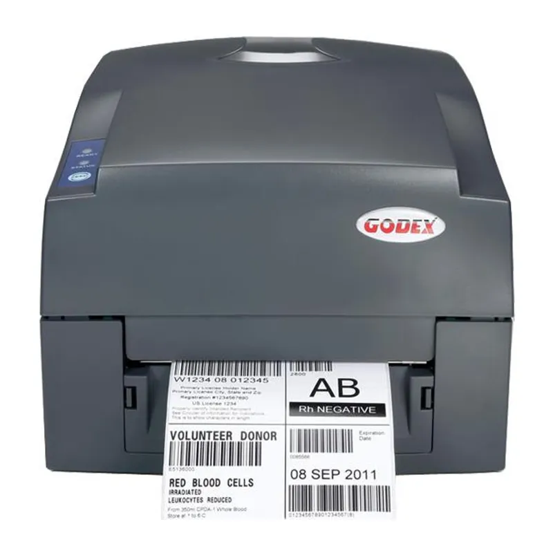 GODEX G500 203DPI TERMAL TRANSFER USB+SERİ+ETHERNET BARKOD YAZICI (RİBONLU KULLANIM)