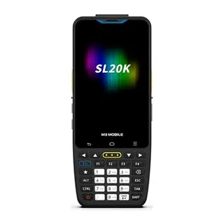 M3 MOBILE SL20K X/W 2D KAREKOD ANDR.13 4GB/64GB 13MP WIFI+BLUET. 4" TUŞLU EKRAN EL TERMİNALİ (KILIF+E.KORUYUCU)