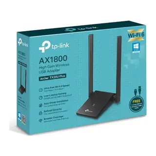 TP-LINK ARCHER TX20U PLUS AX1800 WI-FI 6 KABLOSUZ USB ADAPTOR