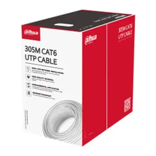 DAHUA DH-PFM920I-6UN-C U/UTP 305 METRE 23AWG %100 BAKIR BEYAZ RENK CAT6 KABLO