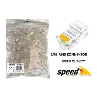SPEED SP-U100 CAT6 RJ45 KONNEKTÖR 100 ADET