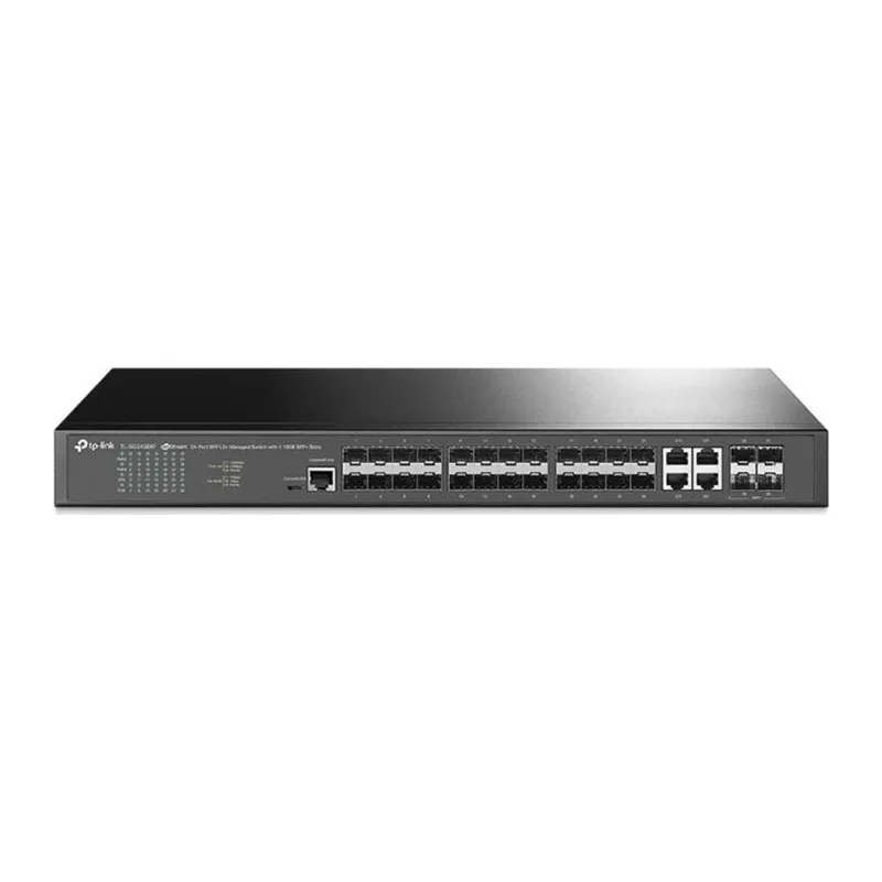 TP-LINK OMADA TL-SG3428XF 24 PORT GIGABIT SFP/4XPORT RJ45 COMBO+4X10GIGABIT SFP+ UPLINK YÖNETİLEBİLİR RACKMOUNT SWITCH