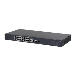 DAHUA CS4220-16GT-240 16 PORT GIGABIT + 2X1GB SFP/RJ45 UPLINK CLOUD YÖNETİLEBİLİR 240W POE RACKMOUNT SWITCH