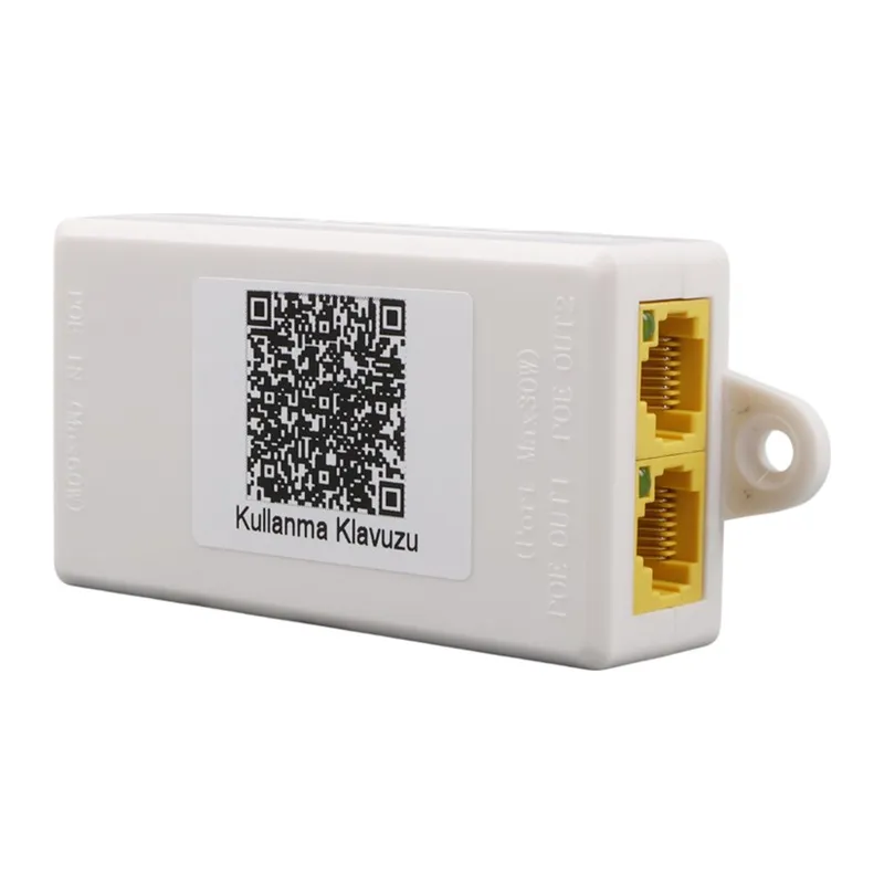 URANIUM POE-RP12 1 PORT POE GİRİŞ BESLEME+ 2 PORT POE ÇIKIŞ 10/100 PLASTİK KASA POE REPEATER