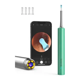 BEBIRD T5 3MP KAMERA 3.5MM LENS ŞARJLI WIFI GÖRÜNTÜLÜ KULAK TEMİZLEYİCİ YEŞİL RENK