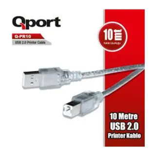QPORT Q-PR10 USB 2.0 10M YAZICI KABLOSU