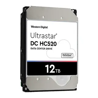 WD ULTRASTAR, HUH721212ALE604, 3.5", 12TB, 256Mb, 7200 Rpm, 7/24 Enterprise, DATA CENTER-GÜVENLİK-NAS-SERVER, HDD (DC HC520) (0F30146) (Türkiye Distribütörü Garantili)