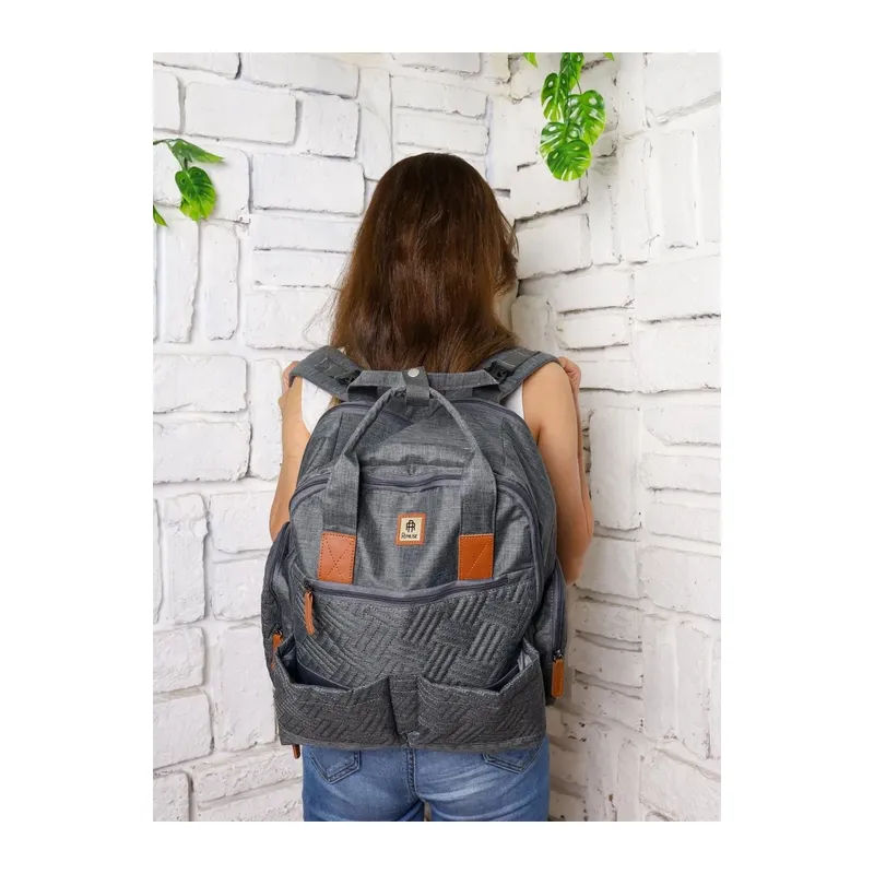 Remuse Unisex Sırt Çantası Gri