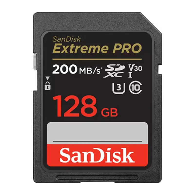 SanDisk Extreme Pro SD UHS I 128GB Card