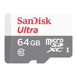 SanDisk Ultra 64 GB 100 MB/s UHS-I Class 10 SDSQUNR-064G-GN3MN Micro SD Kart