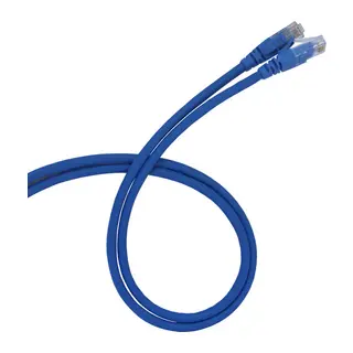 Cat6 U/UTP Patch Cord LSZH 0,5m Mavi