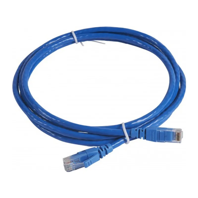 Cat6 U/UTP Patch Cord LSZH 2m Mavi