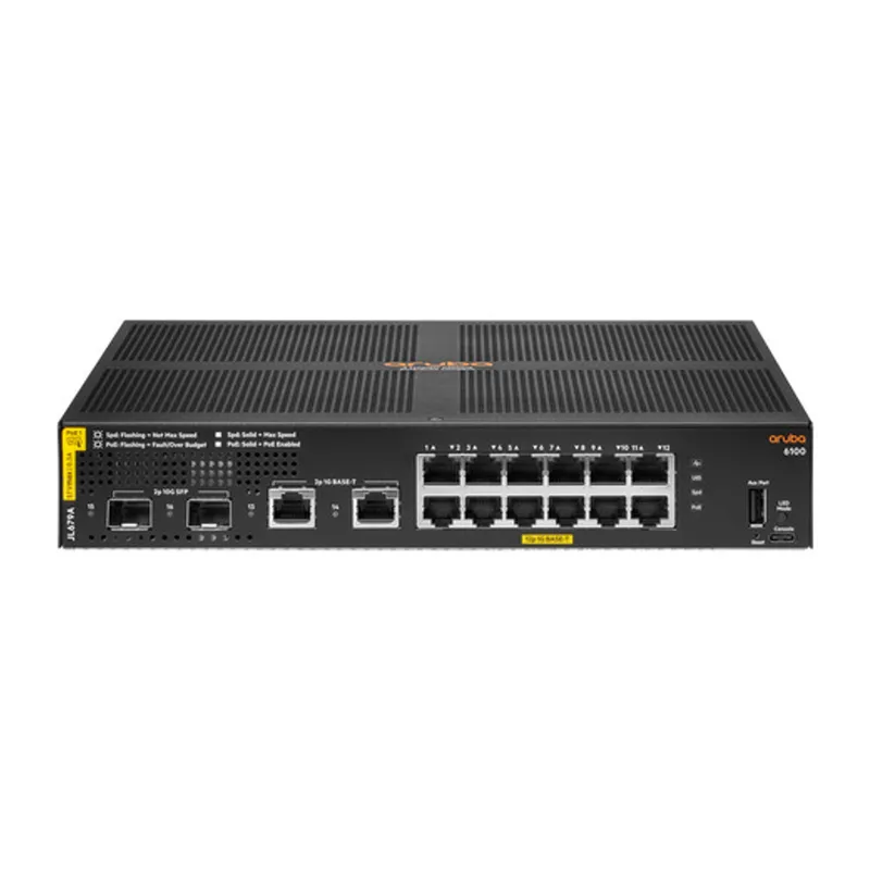 Aruba 6100 12G CL4 2SFP+ 139W Swch