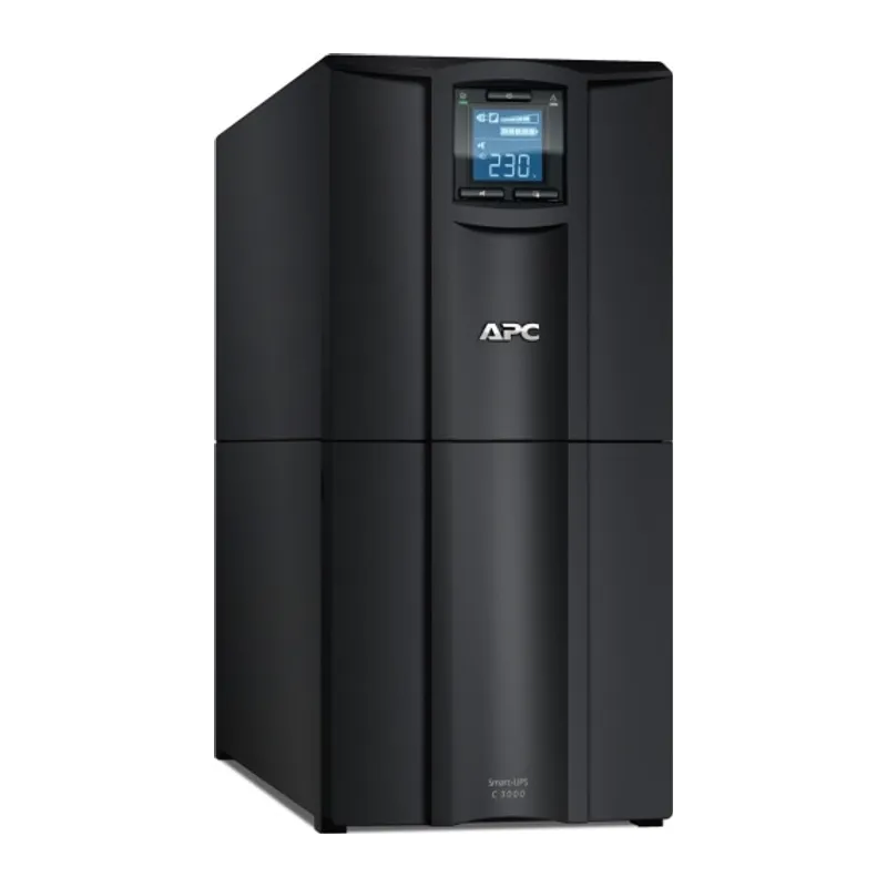 APC Smart-UPS C Line Interactive 3kVA Tower 230V 8x IEC C13+1x IEC C19 outlets USB and Serial communication AVR