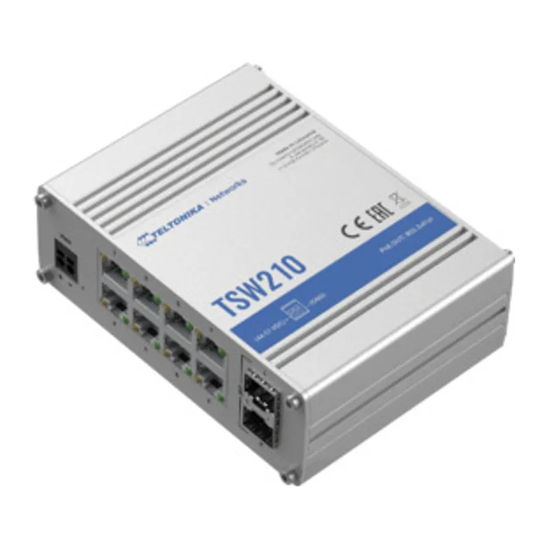 8 x 1 Gbps ETH Port 2 x 1 Gbps SFP Unmanaged Switch