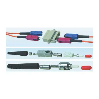 LC Duplex SM Plastik Adaptor Mavi