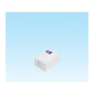 1 port sıva üstü priz kutusu, toz kapaklı, boş