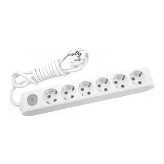 Viko Multilet 6 lı Anahtarlı 3 Metre Kablolu Grup Priz