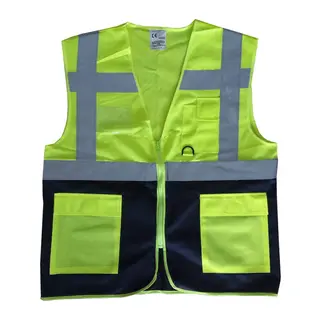 Yönetici İkaz Yeleği Sarı/Lacivert XL Beden