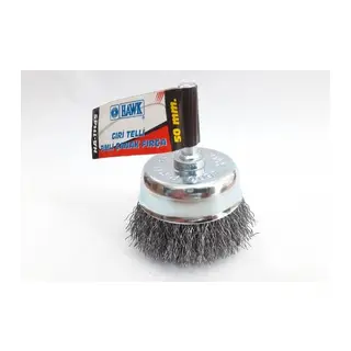 Hawk HA11145 Pimli Gri Tel Çanak Fırça 50 mm