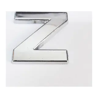 Cemax Z Harfi 3,75 cm Krom Yapışkanlı