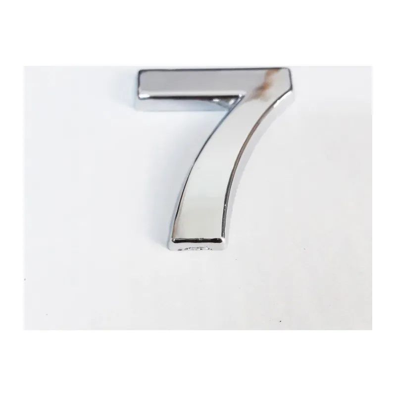 Cemax 7 Rakamı 3,75 cm Krom Yapışkanlı