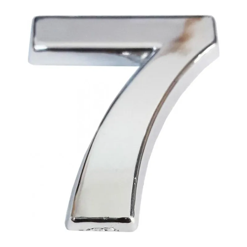 Cemax Krom Yapışkanlı 7 Rakamı 5 cm
