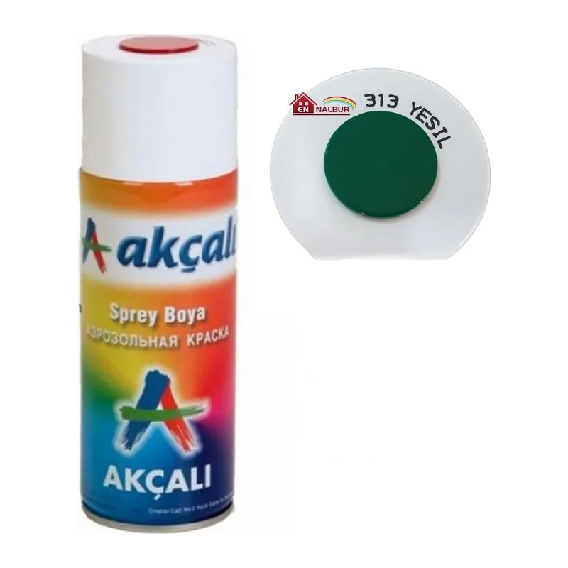 Akçalı Sprey Boya 400 ml 313 Yeşil