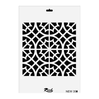 Rich New Seri N-350 Stencil 35x25 cm