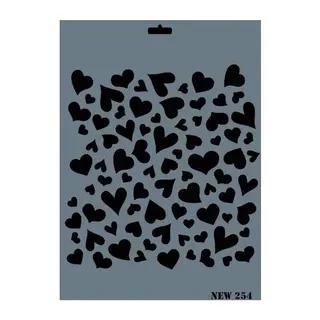 Rich New Seri N-254 Stencil 35x25 cm