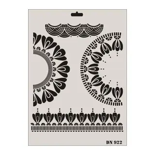 Rich Dantel Seri DN-922 Stencil 35x25 cm