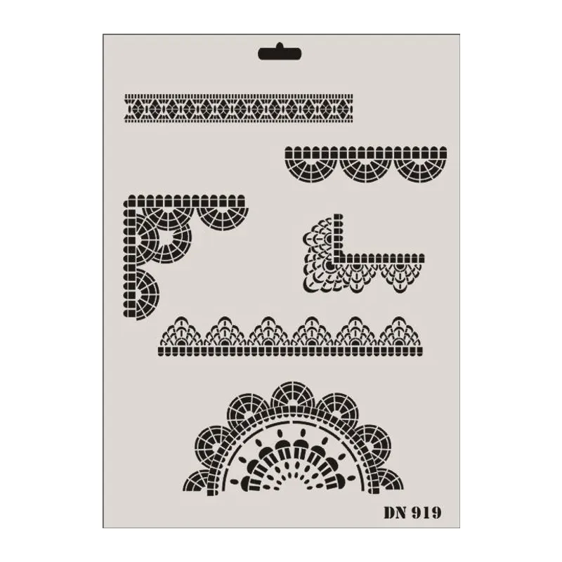 Rich Dantel Seri DN-919 Stencil 35x25 cm