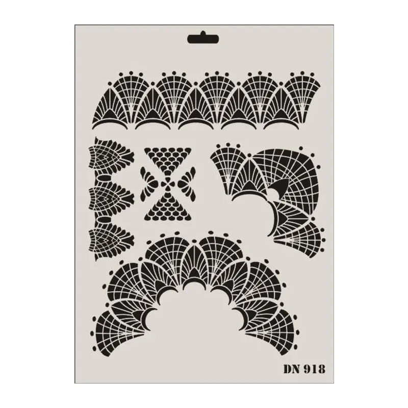 Rich Dantel Seri DN-918 Stencil 35x25 cm