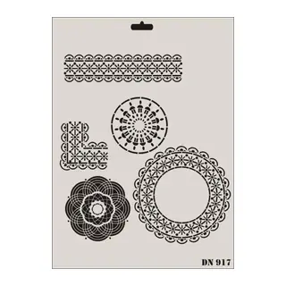 Rich Dantel Seri DN-917 Stencil 35x25 cm