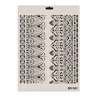 Rich Dantel Seri DN-907 Stencil 35x25 cm
