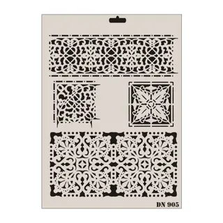 Rich Dantel Seri DN-905 Stencil 35x25 cm