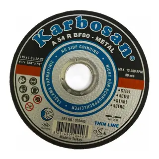 Karbosan 115X1,0X22 Thinline Metal Kesici