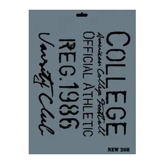 Rich New Seri N-208 Stencil 35x25 cm