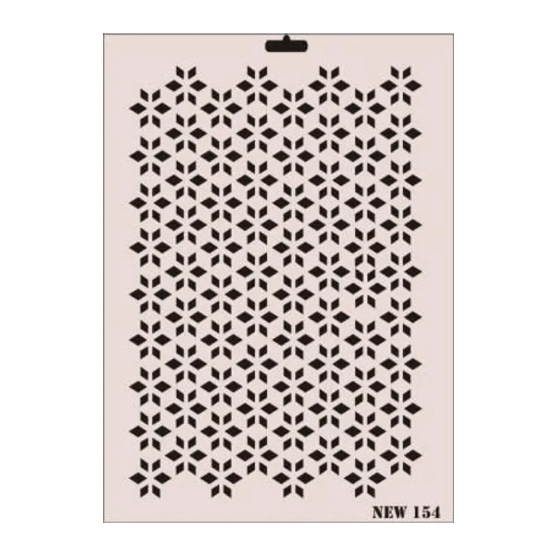 Rich New Seri N-154 Stencil 35x25 cm