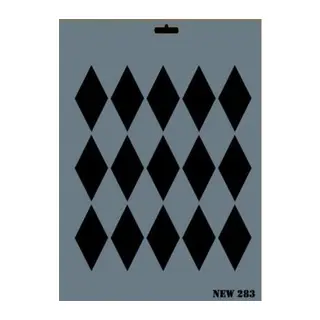 Rich New Seri N-283 Stencil 35x25 cm