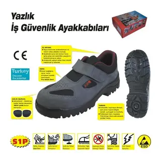 414 YAZLIK S1 40 No Çelik Burunlu Ayakkabı