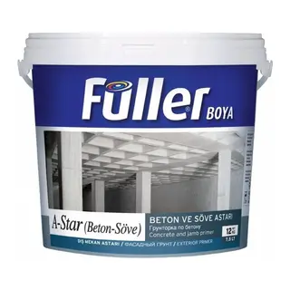 Füller A-Star Brüt Beton Söve Astarı 3,5 Kg Açık Mavi