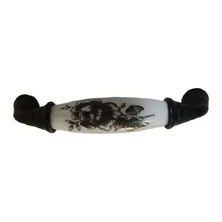 Klasik Silindir Kulp Mat Siyah 128 mm
