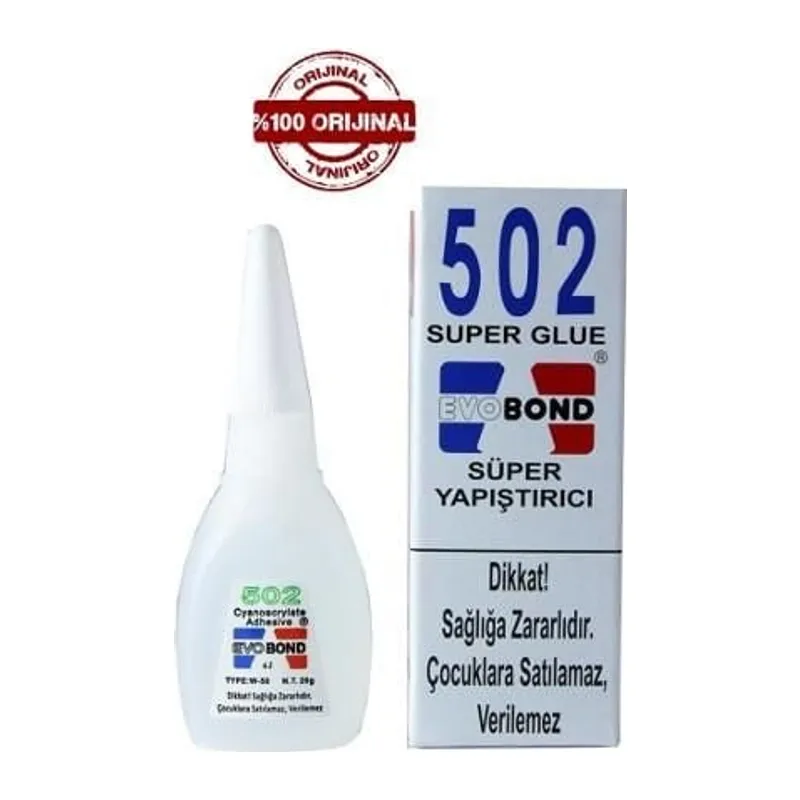 Evo Bond 502 Glue Süper Yapıştırıcı 20 gr