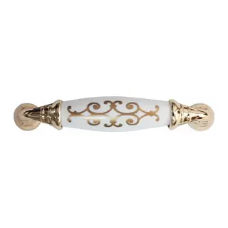 Klasik Silindir Kulp Altın 96 mm