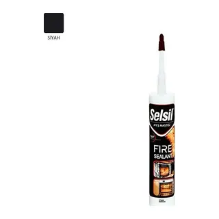 Selsil Ateş Mastiği Siyah 300 ml 1500 Dereceye Dayanıklı