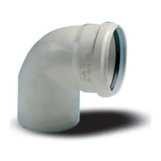 Ege Yıldız 125X90 Pvc Kapalı Dirsek 3,2 mm