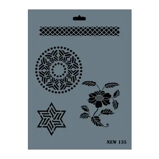 Rich New Seri N-135 Stencil 35x25 cm