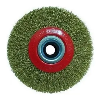 Hawk 10103 Daire Fırça Sarı Telli 125X25 mm